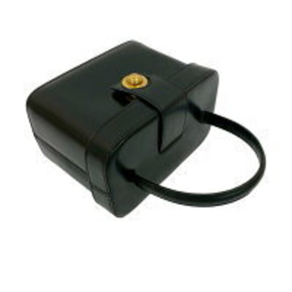 Celine star ball leather vanity bag handbag tote black 137 7 - Picture 4 of 8